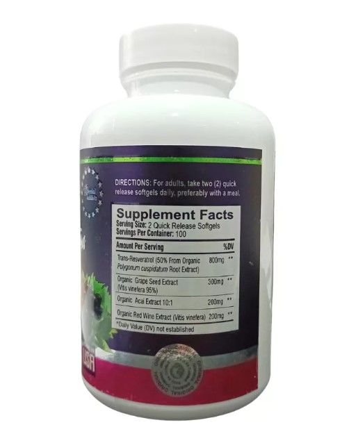Miniatura 2 de Resveratrol Plus - Antioxidante